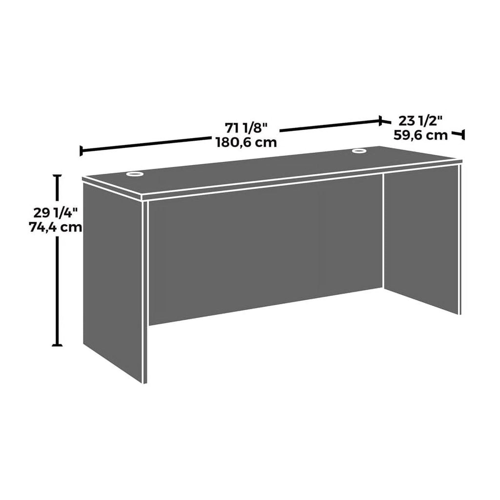 Engineered Wood Desk with Hutch I276