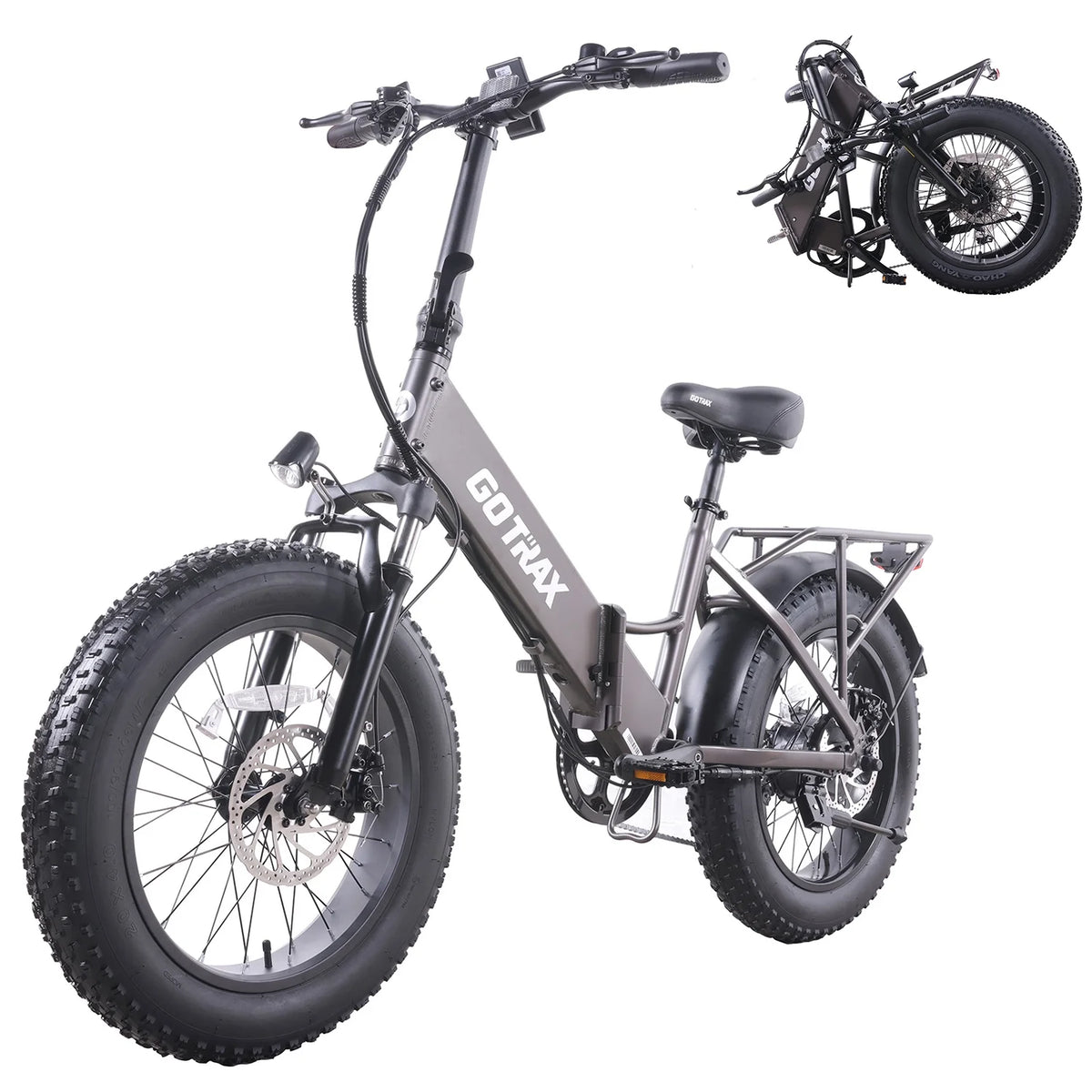 500W Fat Tire Folding Electric Bike P8240