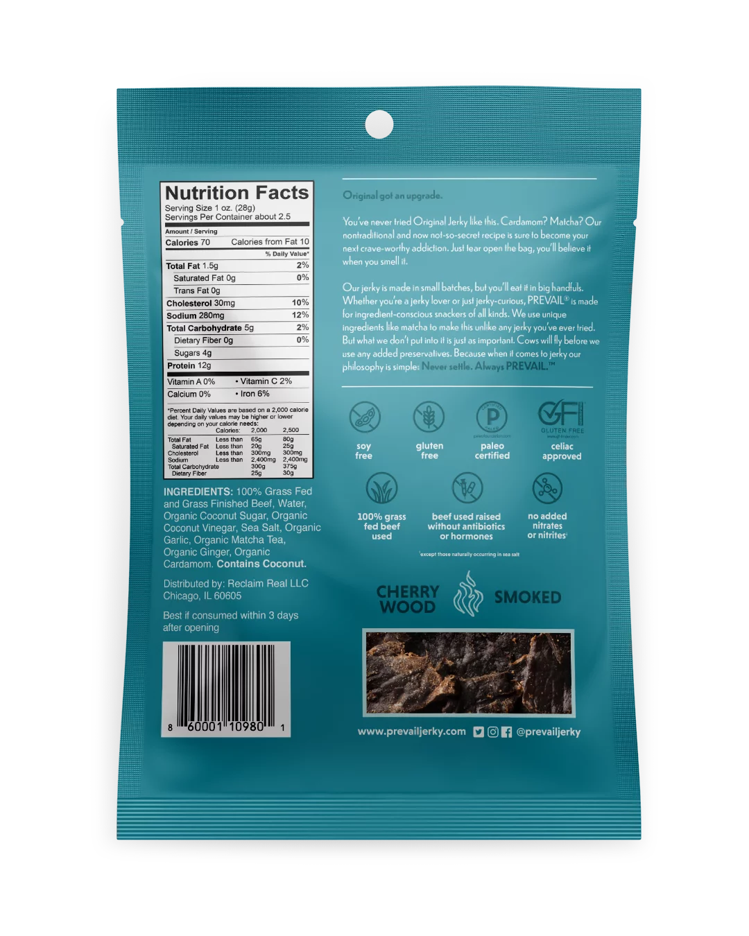 Original Beef Jerky 3 Pack Gluten-Free B6124