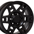 Matte Black 17x7 Wheels M341146