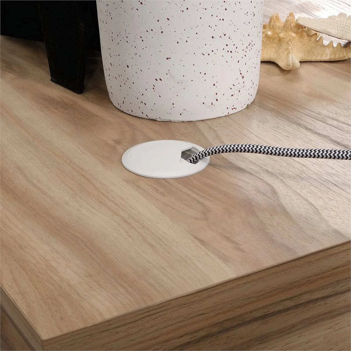 L-Shape Engineered Wood Desk K452945