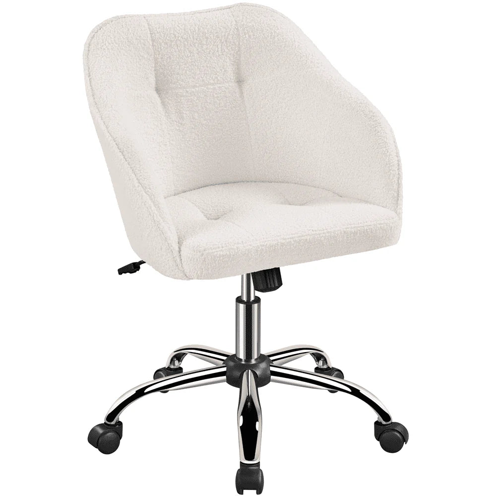 Pink Velvet Adjustable Swivel Office Chair Y821