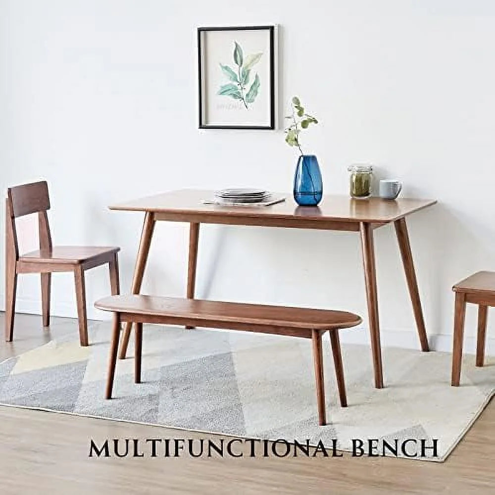 Solid Oak Wood Bench 47.24inch N47250