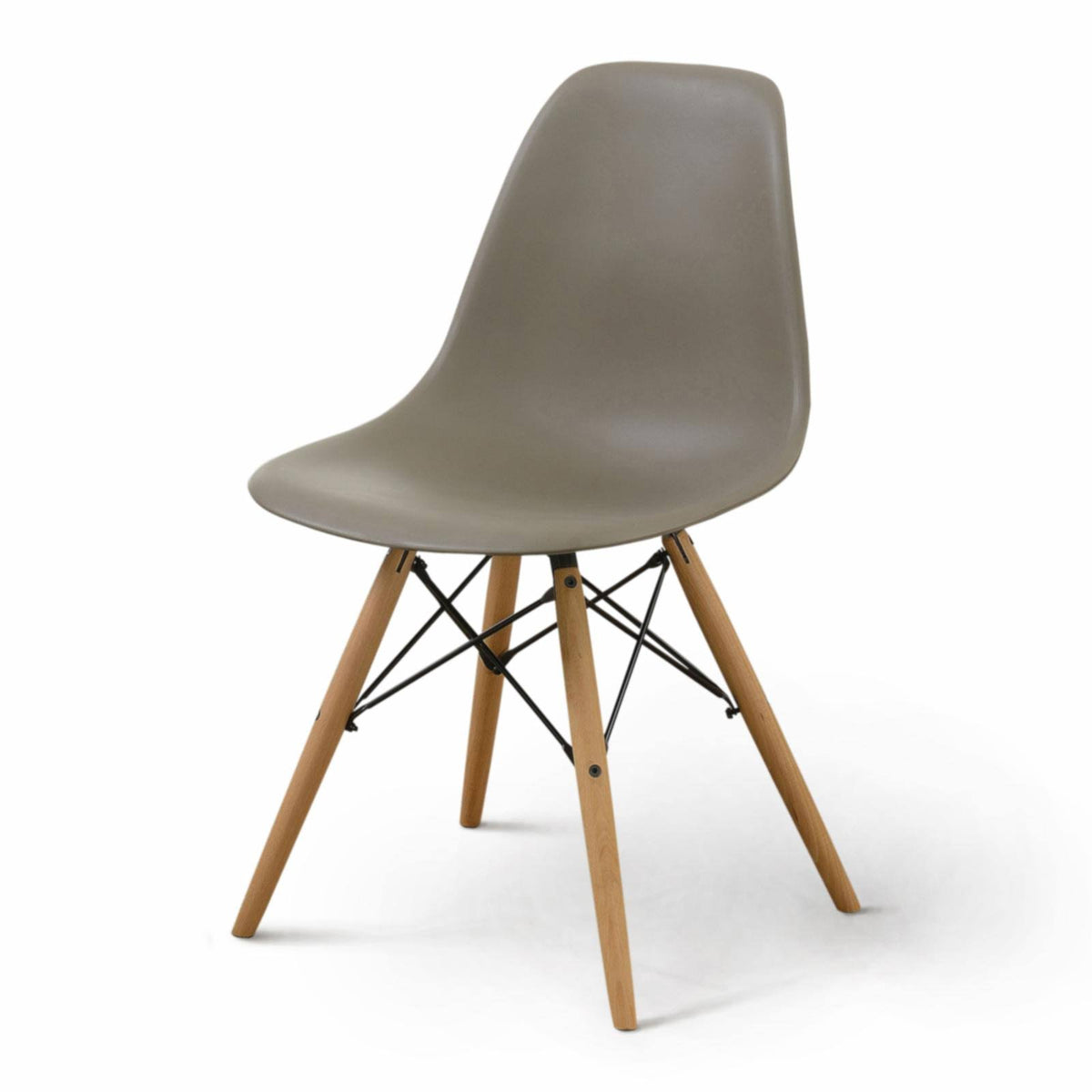 Modern Dining Side Chair Set of 2 Brown N390688