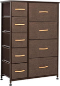 9 Drawer Fabric Storage Tower with Wood Top W7563