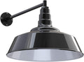 20 inch Dome Gooseneck Outdoor Wall Mounted Barn Light D88526