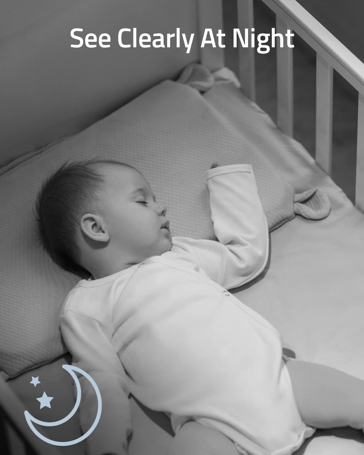 Baby Monitor with Wi-Fi, 2K Resolution, Pan & Tilt, Night Vision S9613