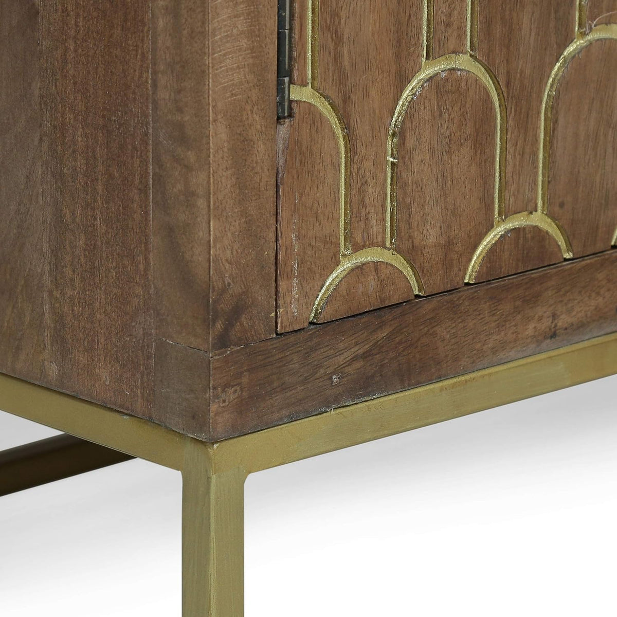 Walnut 2 Door Wooden Cabinet G160