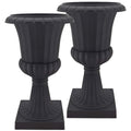 Black Plastic Urn Pack of 2 Q404