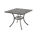 Square Cast Aluminum Outdoor Dining Table D76100