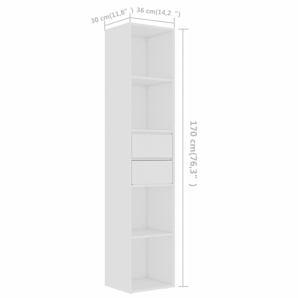 Gray Chipboard Book Cabinet Z849612