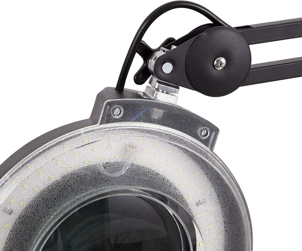 8x Magnifying Glass Architect Lamp with Desk Clamp Mount K7938