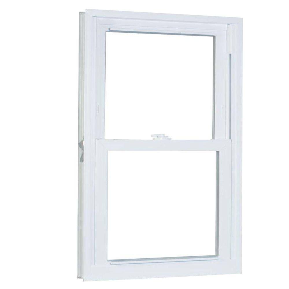 White Vinyl Double Hung Window X6146
