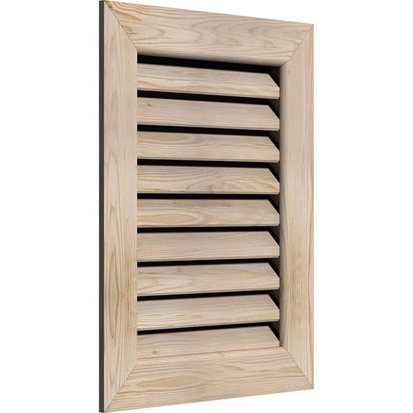 Unfinished Smooth Pine Gable Vent K877