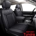 Black Water Proof Faux Leather Rear Seat Covers V93912