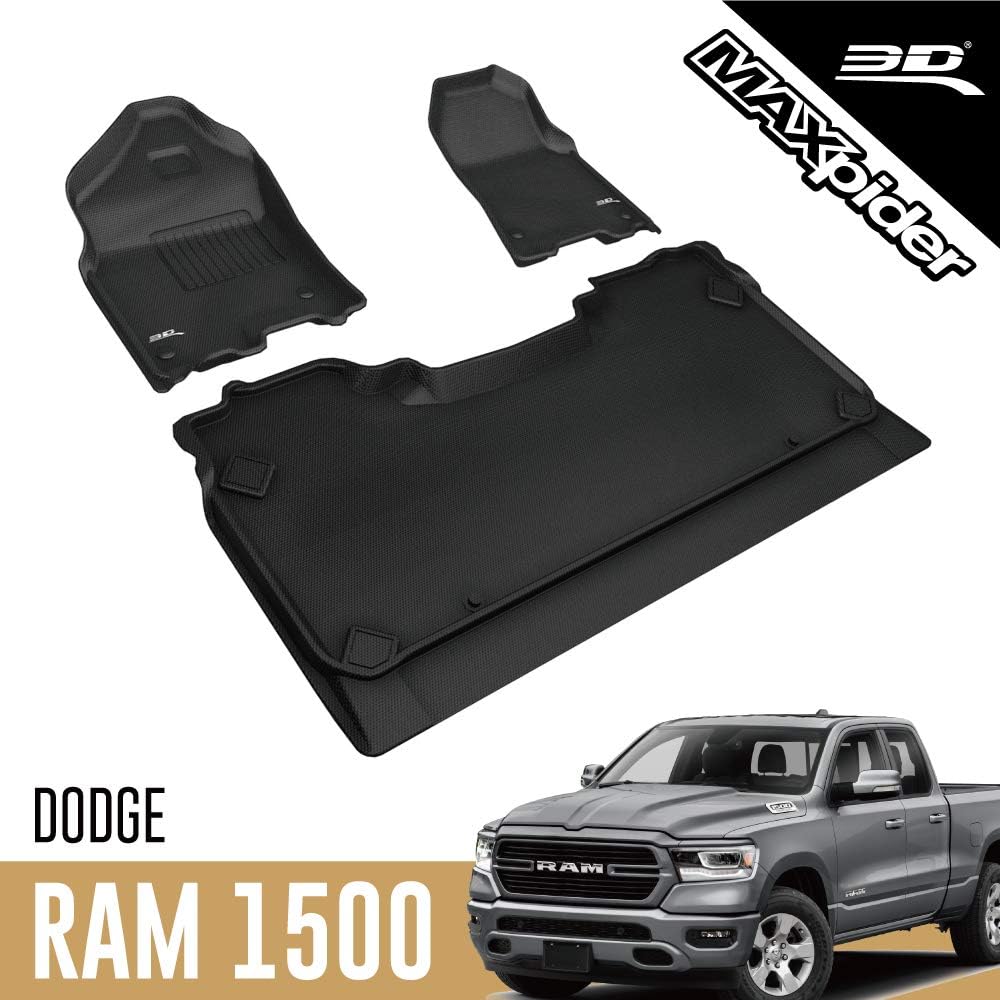 All-Weather Floor Mats Custom Fit Car Floor Liners Black Q742