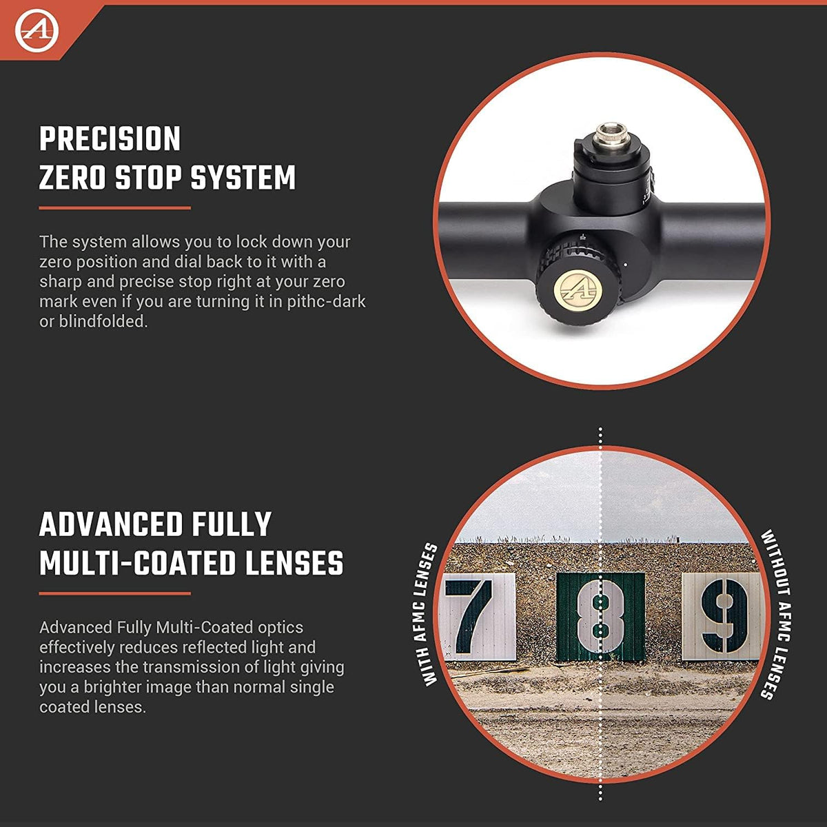 6-24X50 First Focal Plane Riflescope with Sunshade and Rings Z273