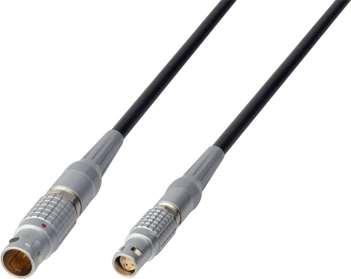 Digital Cinema Power Cable LEMO 1B-6F to 2B-6M 2 ft G679