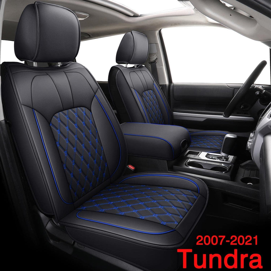 Black Water Proof Faux Leather Rear Seat Covers V93912