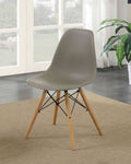 Modern Dining Side Chair Set of 2 Brown N390688