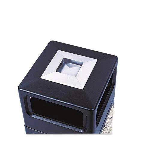 Black 15-Gallon Panel Trash Can I32278
