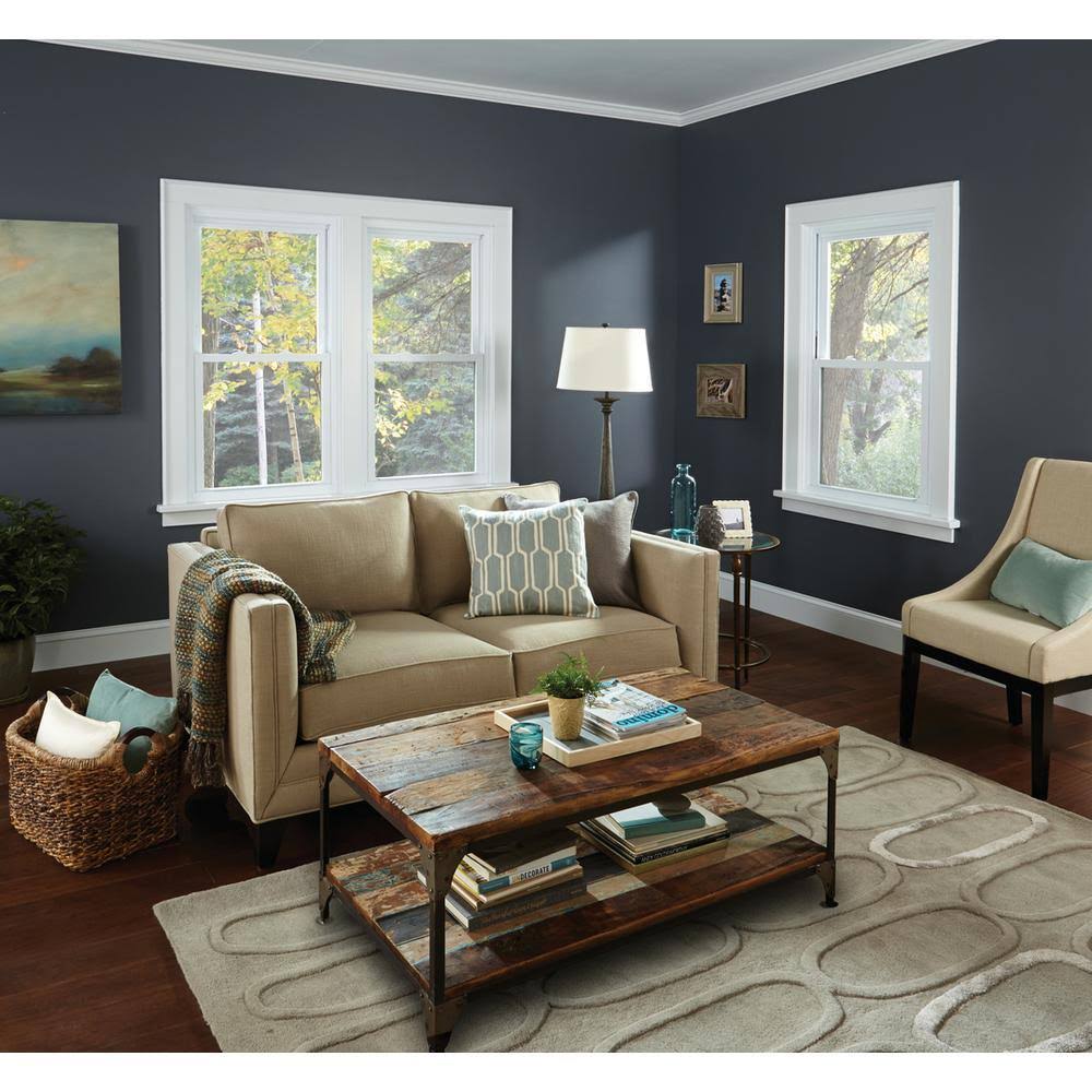 White Vinyl Double Hung Window X6146