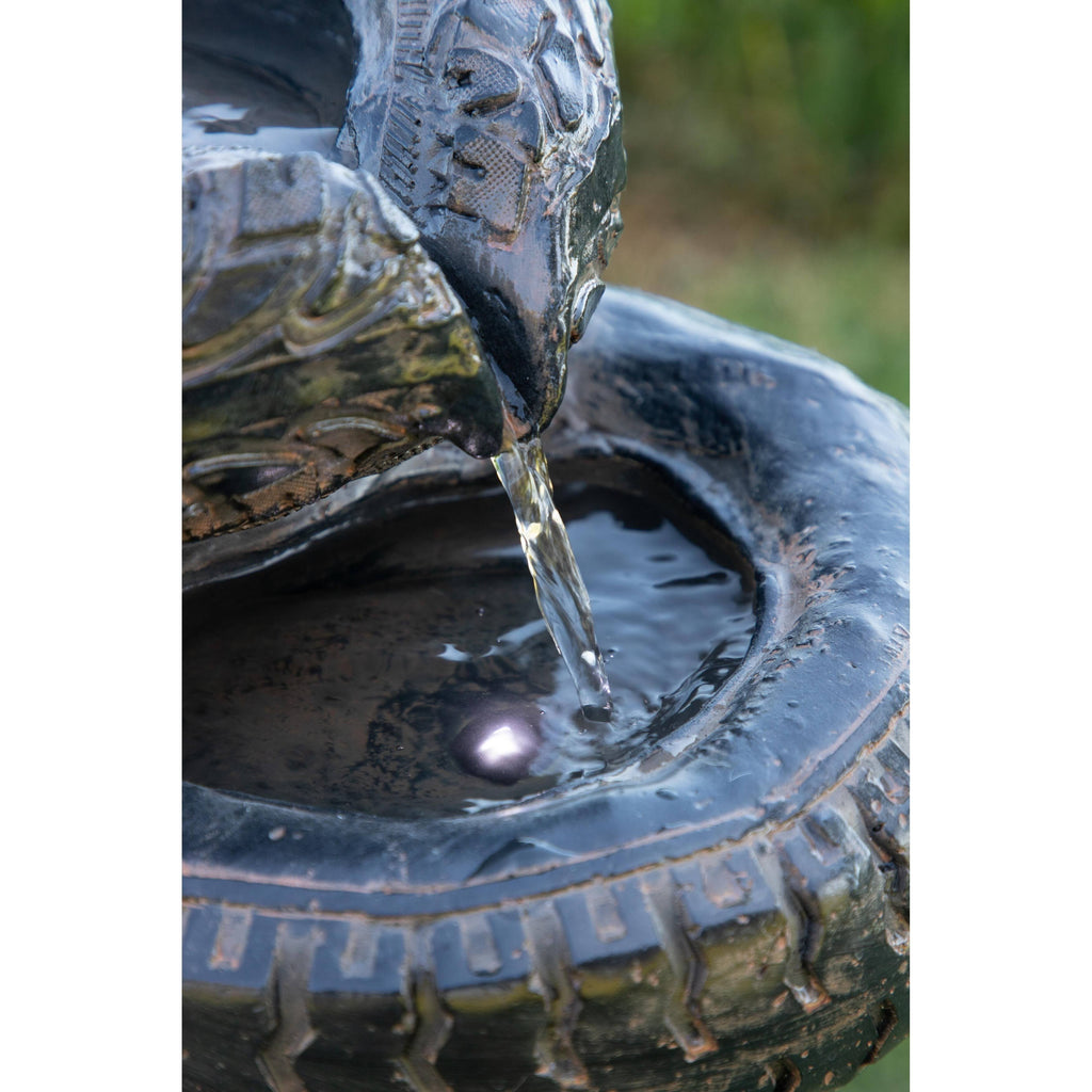 Cascading Fountain with LED Lights 31 inch Tall O3363