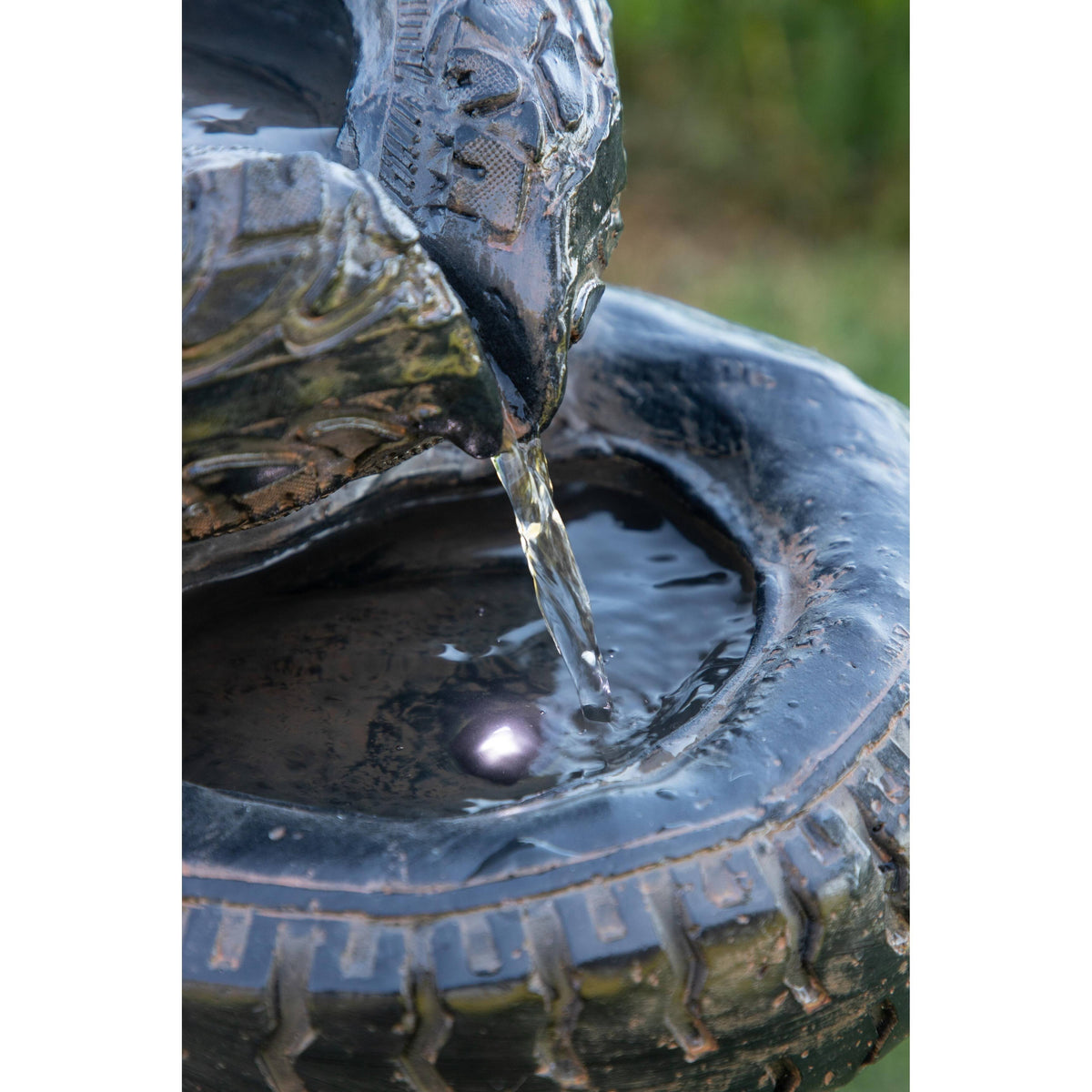Cascading Fountain with LED Lights 31 inch Tall O3363