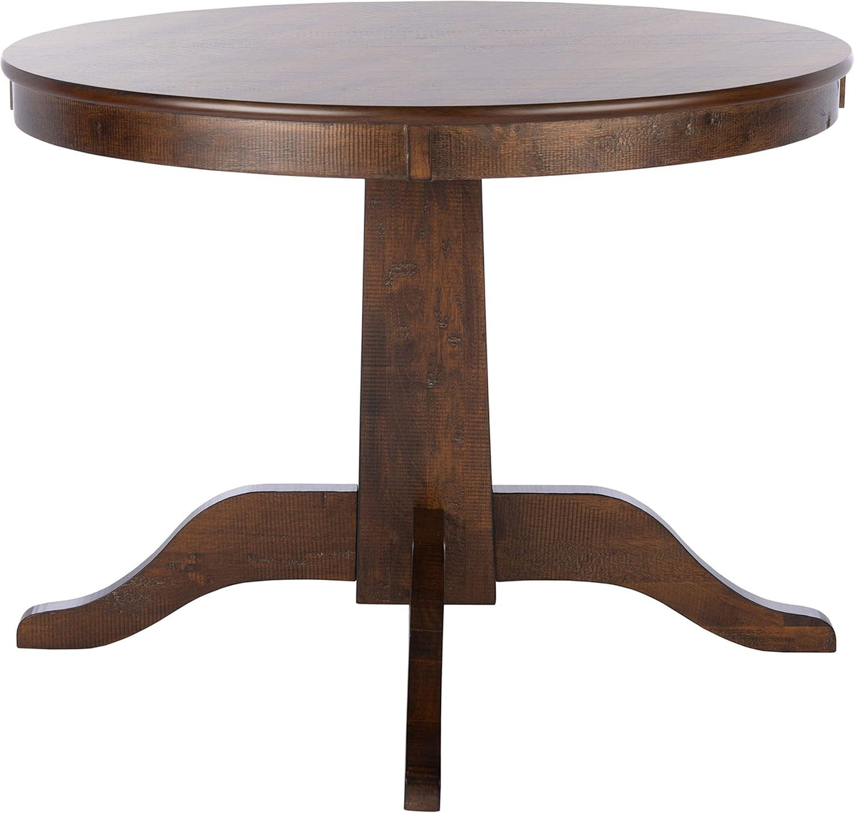 Rustic Café Brown Round Dining Table N203205