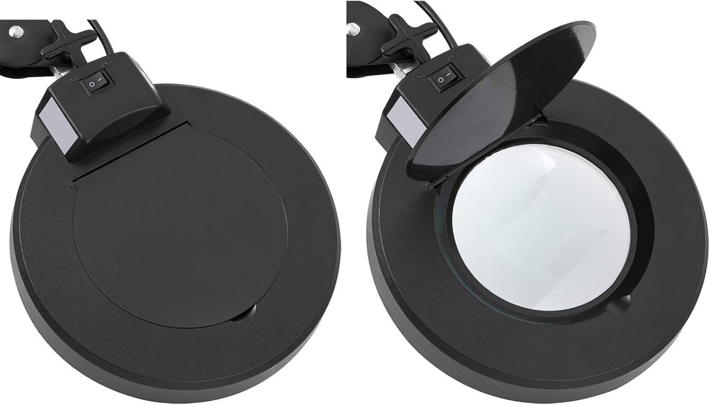 8x Magnifying Glass Architect Lamp with Desk Clamp Mount K7938