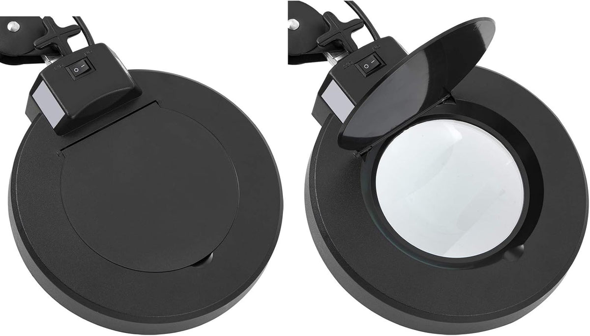 8x Magnifying Glass Architect Lamp with Desk Clamp Mount K7938