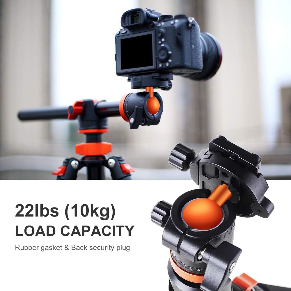 94 Inch 4 Section Aluminium Camera Tripod with 360 Degree Ball Head G479760
