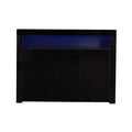 Black 3 Door Accent Cabinet W774
