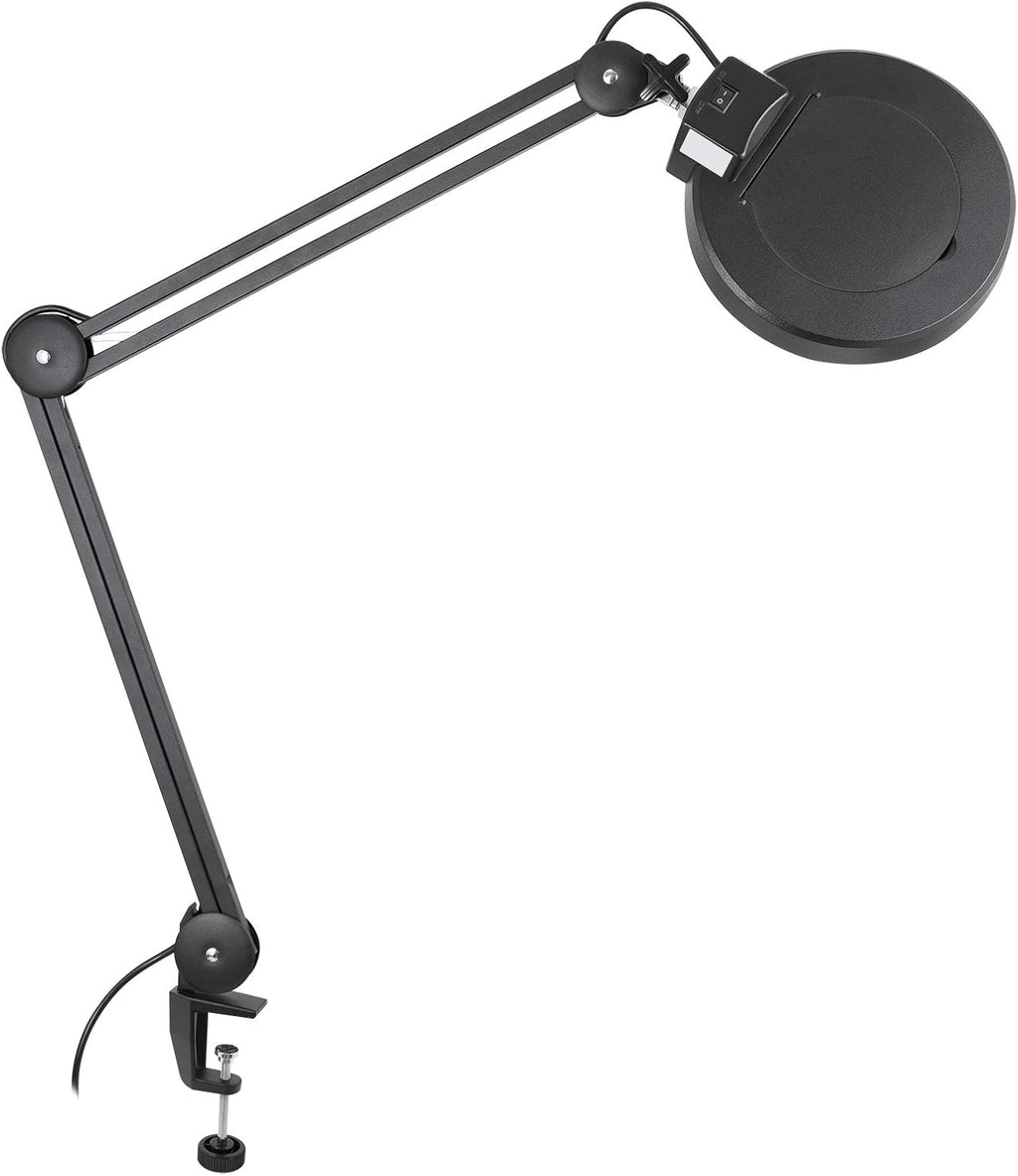 8x Magnifying Glass Architect Lamp with Desk Clamp Mount K7938
