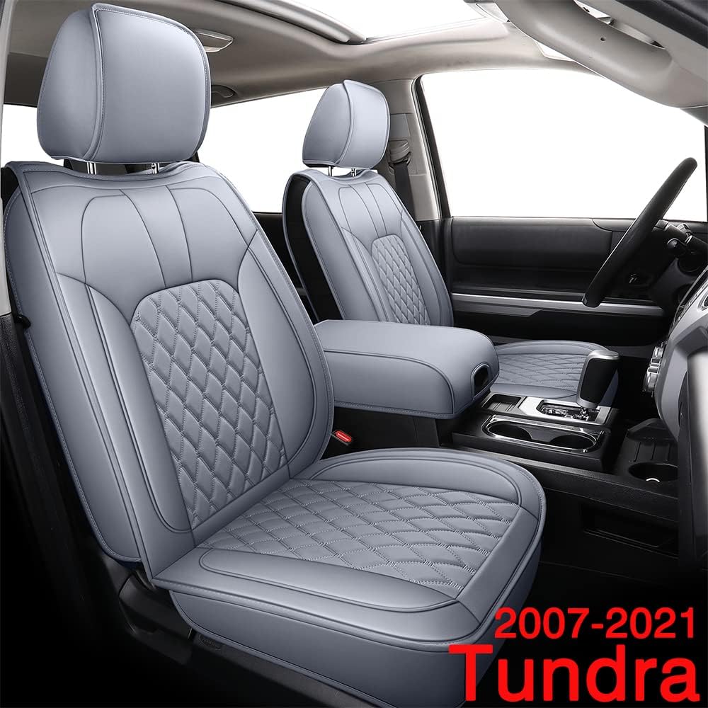 Black Water Proof Faux Leather Rear Seat Covers V93912