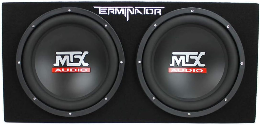12-Inch Car Subwoofer Enclosure with Amplifier and Wiring Kit C882