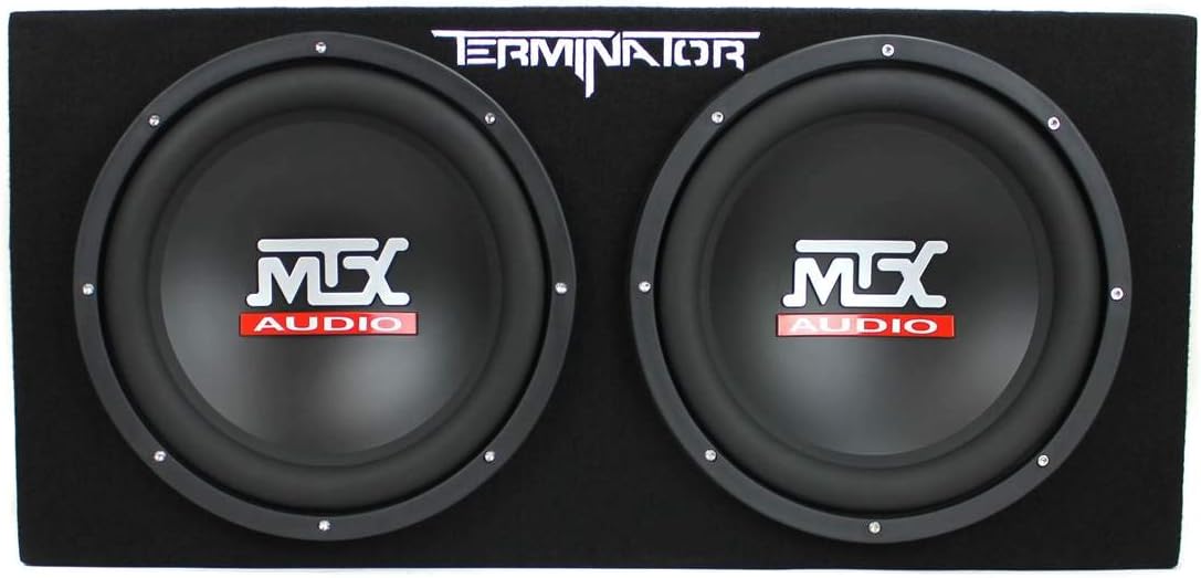 12-Inch Car Subwoofer Enclosure with Amplifier and Wiring Kit C882