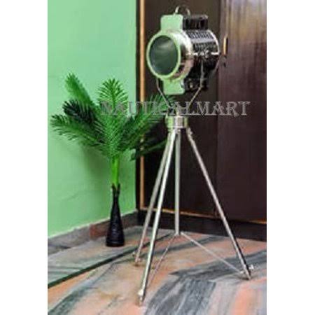 Full Nickel Finish Tripod Floor Lamp O433