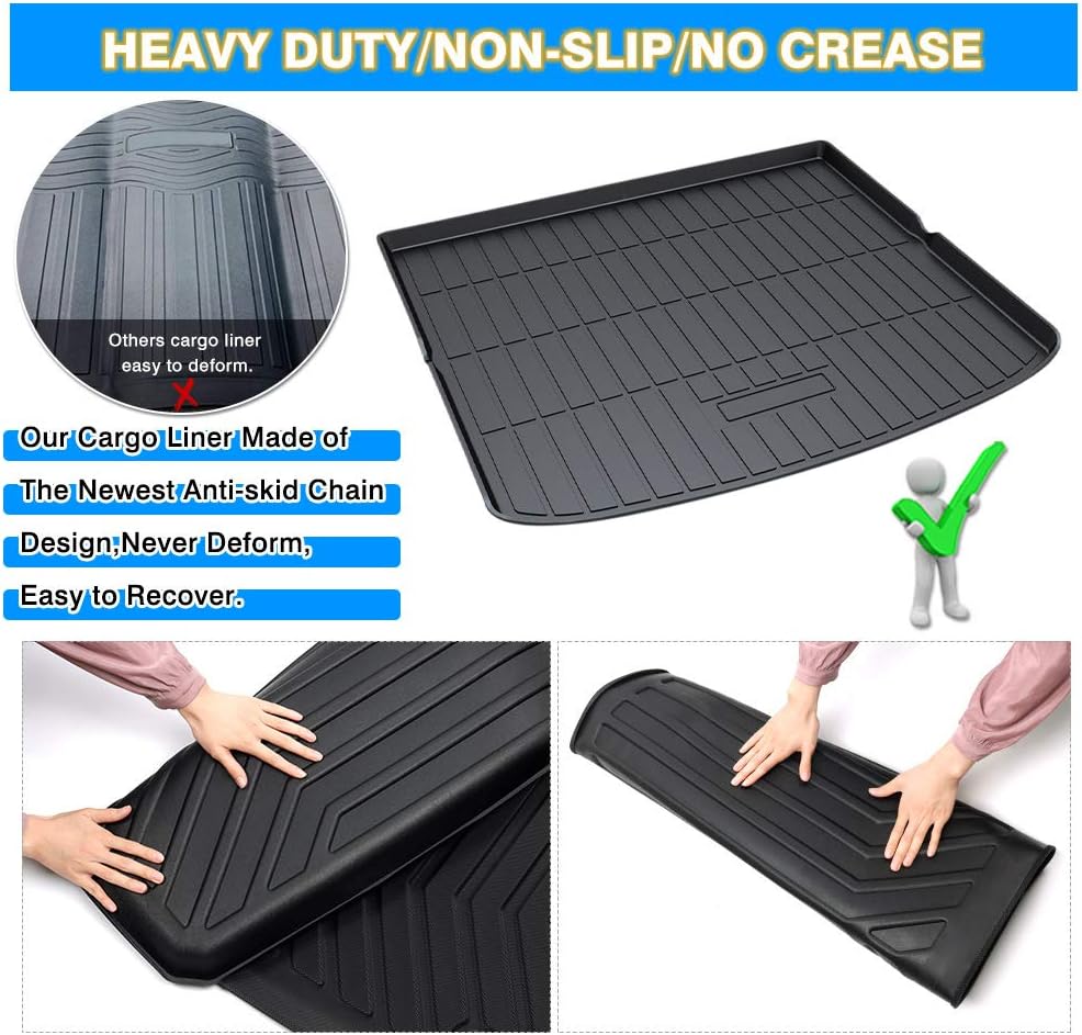 Custom Fit Cargo Liner Trunk Mat Pack of 2 D949