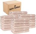 Beige Bath Towels 25x52 24 Pack Z7840