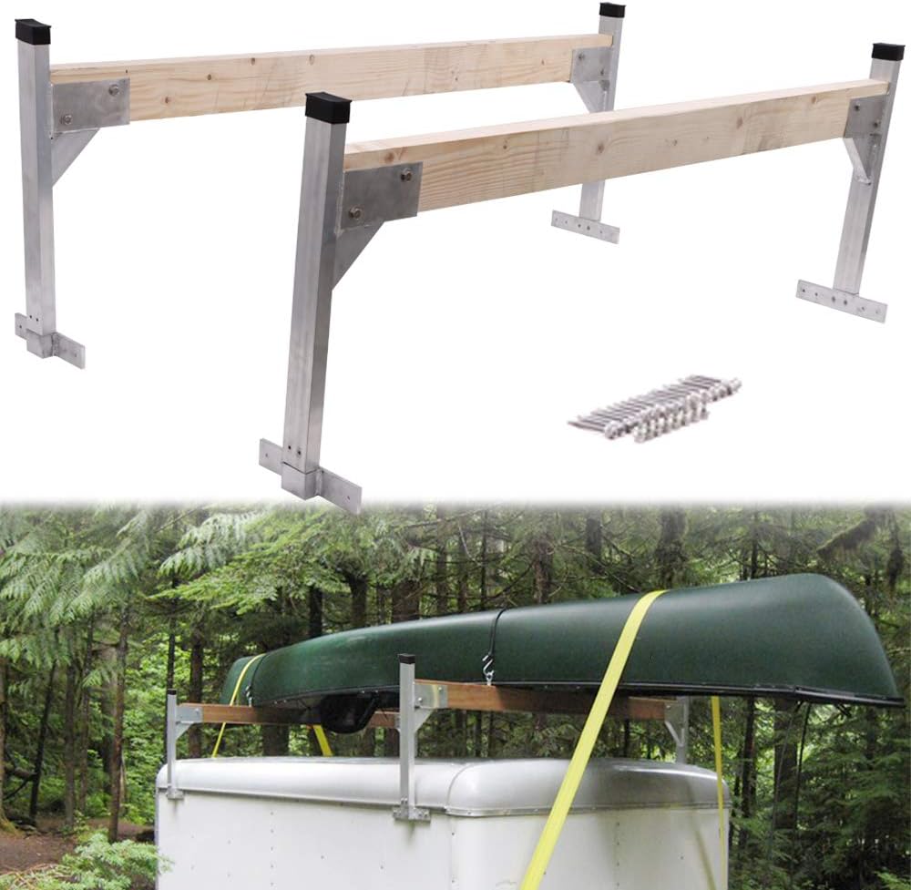 Adjustable Aluminum Roof Ladder Rack Bracket Kit O477