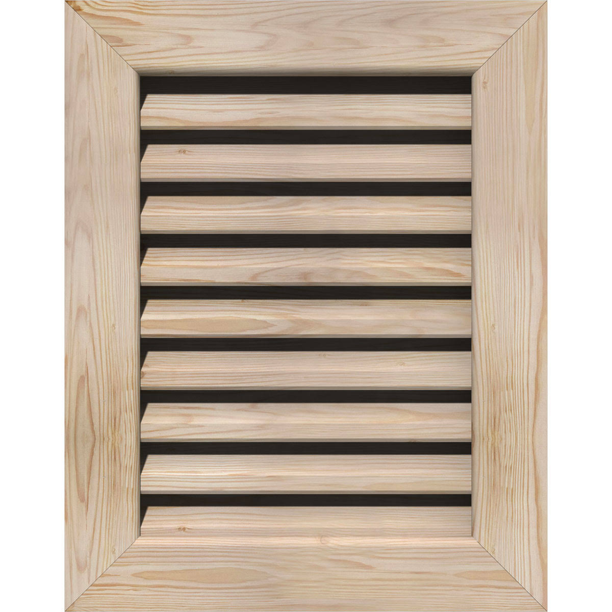 Unfinished Smooth Pine Gable Vent K877