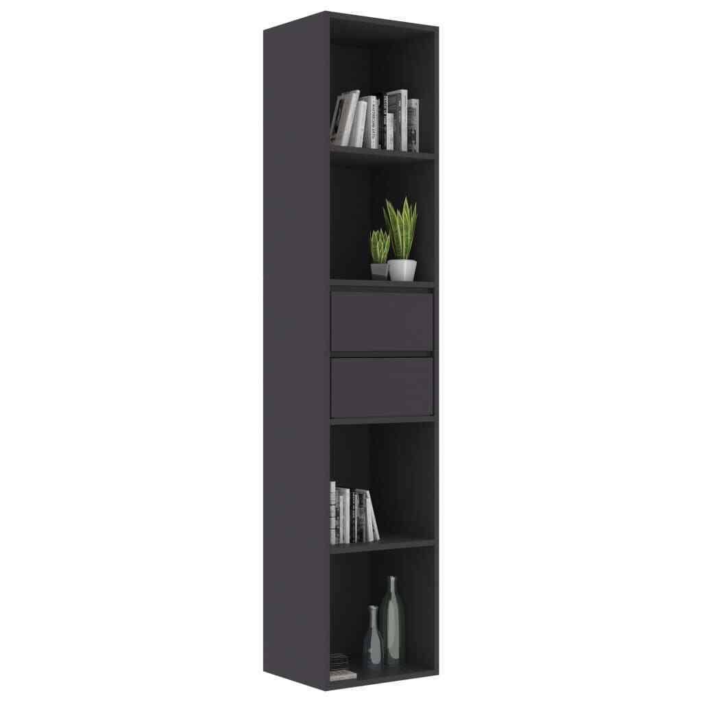 Gray Chipboard Book Cabinet Z849612