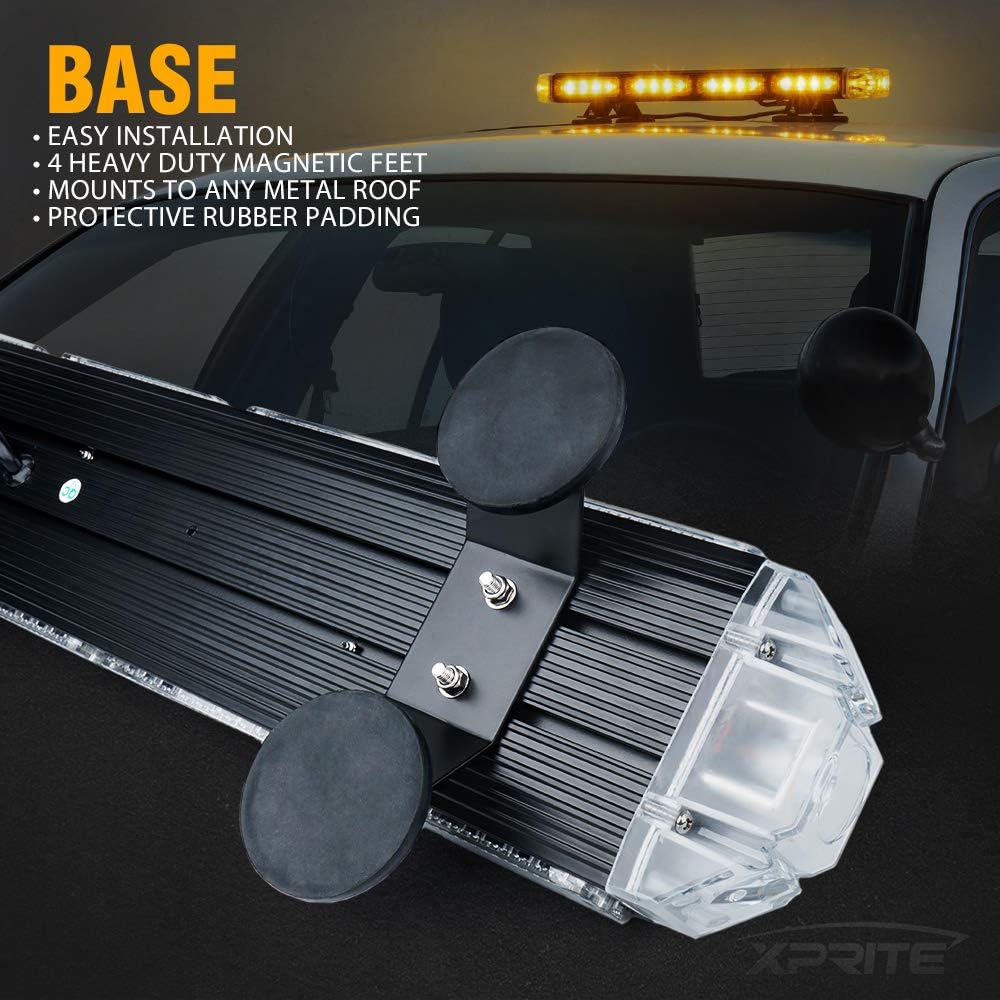 21 Inch Amber LED Rooftop Strobe Light Bar B43027