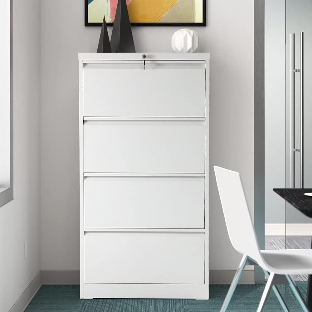 3 Drawer Metal File Cabinet with Lock U692