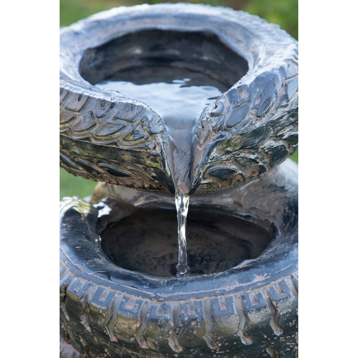 Cascading Fountain with LED Lights 31 inch Tall O3363