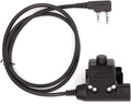 2 Pin PTT Tactical Push to Talk Adapter Connector K8075