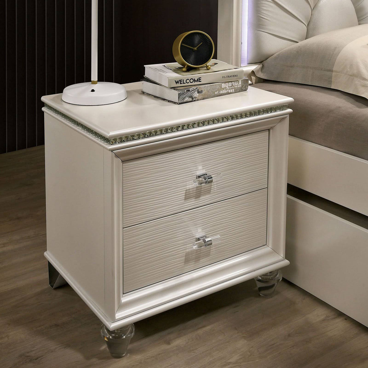 White Night Stand T52378