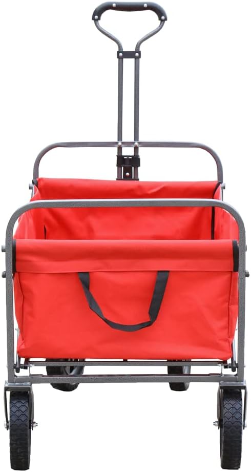 Collapsible Folding Outdoor Utility Wagon with Wheels O608
