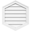 Vertical Peaked Surface Mount PVC Gable Vent W408947